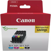 Original Ink Cartridge Canon 6509B015 Multicolour (4 Units)
